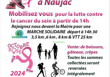 Octobre rose : marche solidaire