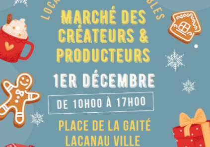 Marché de Noël des créateurs et producteurs locaux et éco-responsables