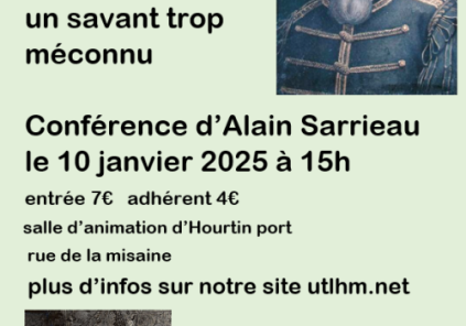 Conférence d’Alain SARRIEAU : « Bernard PALISSY, un savant méconnu »