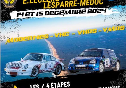 41ème Rallye du Médoc Du 14/12/2024 au 30/6/2025