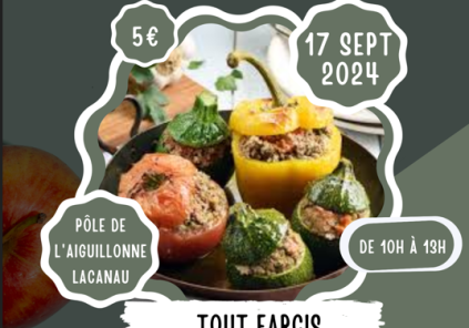 Atelier cuisine avec la Sorga - Tout Farcis (5€, sur réservation) Le 17 sept 2024