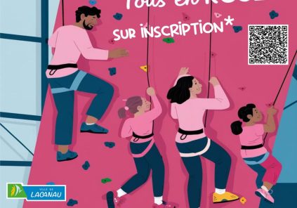 Octobre Rose : Grimpe en famille tous en rose avec Lacanau Escalade... Le 19 oct 2024