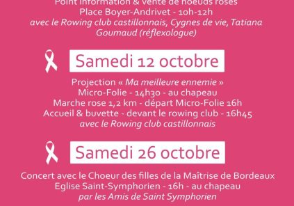 Octobre rose Castillon la Bataille