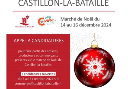 Marché de Noël à Castillon