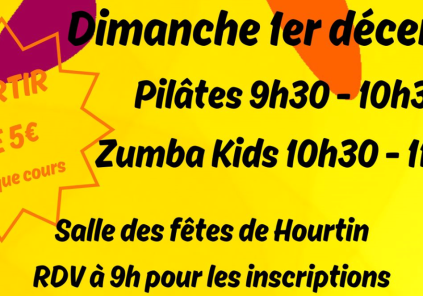 Téléthon : Pilates et zumba kids