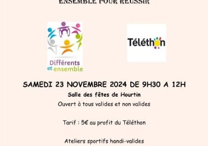 Téléthon : matiné inclusive intergénérationnelle