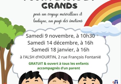 Contes pour les petits et les grands Organisé par le Réseau Ecoute, Appui et Accompagnement des Parents en Gironde et la Caisse d’Allocation familiale