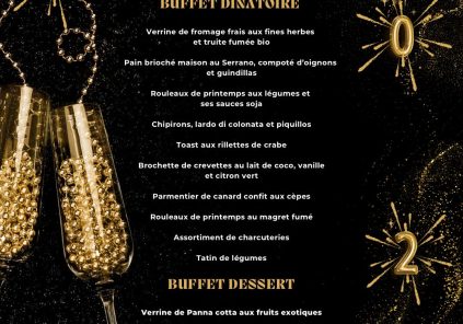 Menu de la Saint-Sylvestre Les Darons