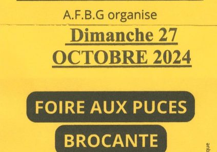 Brocante et foire aux puces à Galgon Le 27 oct 2024