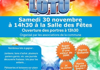 Téléthon : Loto Le 30 nov 2024