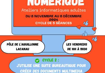 La Bulle Numérique organisée La Sorga - Cycle 2 (Sur réservation)