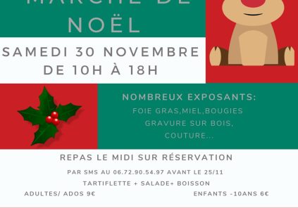 Marché de Noël à Lussac Le 30 nov 2024