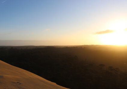 Randonnée sur la Dune du Pilat au lever du soleil