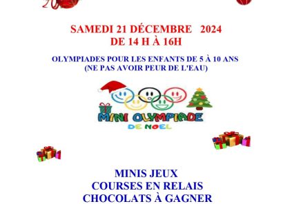 Supers olympiades de Noël au Bassin des Plages