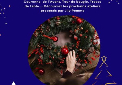 Atelier: floral de Noël – Tresse de table – animé par Lily Pomme